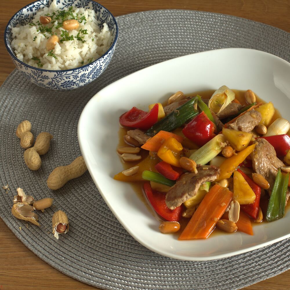 Mehr Informationen zum Thema: Asia-Schweins&shy;filet mit Gemüse