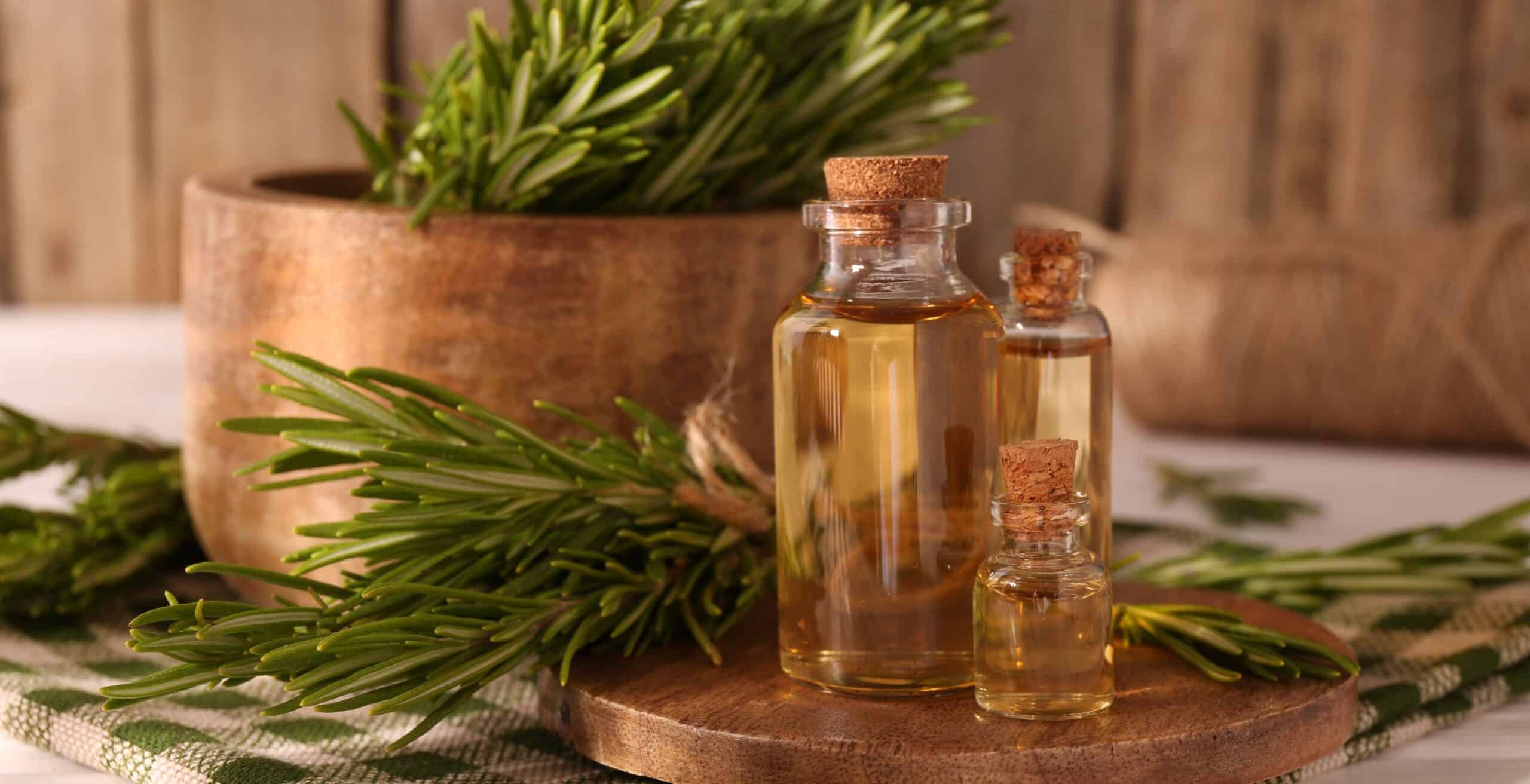 Flasche Rosmarin-Gewürzöl – aromatisches, mediterranes Öl für die diabetesfreundliche Küche.